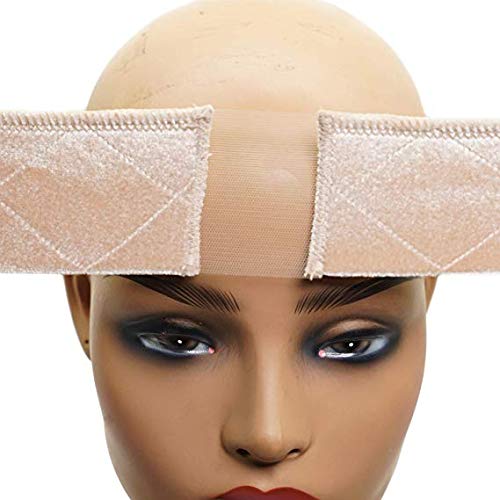 Velvet Wig Grip Band with Transparent Lace Part for Lace Front Wi...