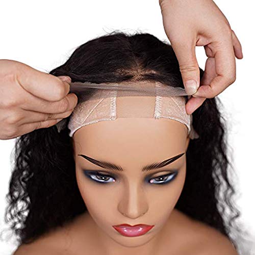 Velvet Wig Grip Band with Transparent Lace Part for Lace Front Wi...