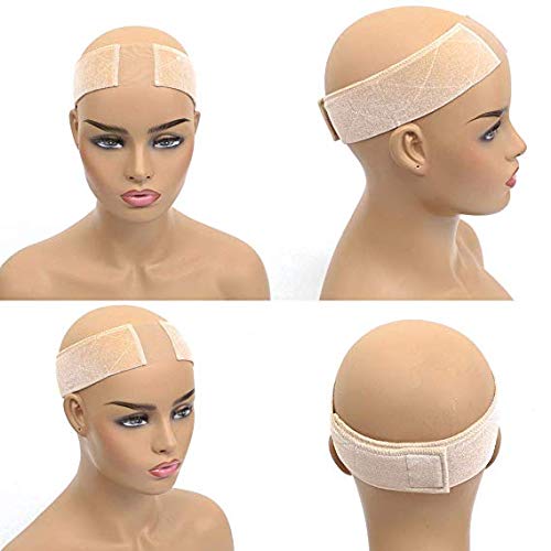 Velvet Wig Grip Band with Transparent Lace Part for Lace Front Wi...