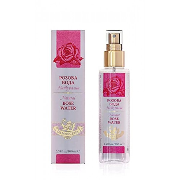 Bulgarian Rose Water Spray for Face Organic by Damascena Makeup S...