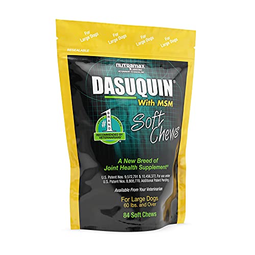 DASUQUIN MSM Soft Chews for Large Dogs 60 lbs. +, Count of 84, 7....