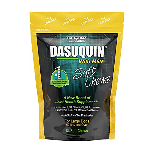 DASUQUIN MSM Soft Chews for Large Dogs 60 lbs. +, Count of 84, 7....