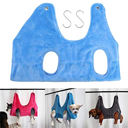 DDCDZ Dog Hammock, Helper Dog Cat Grooming and Nail Trimming Pet,...