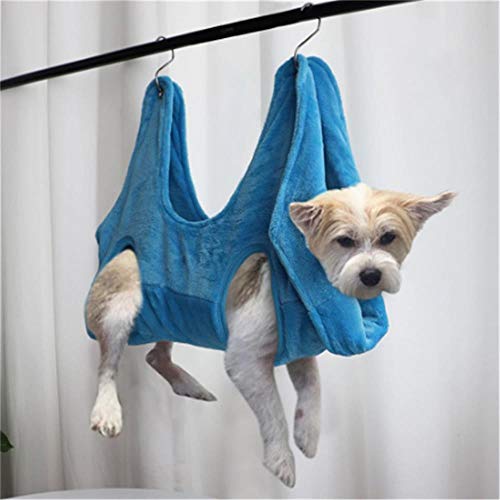 DDCDZ Dog Hammock, Helper Dog Cat Grooming and Nail Trimming Pet,...