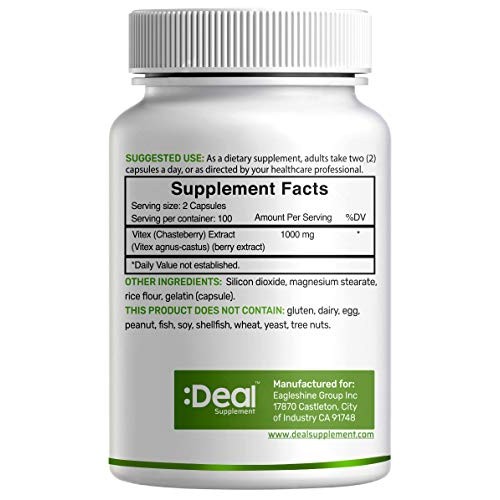 Vitex Supplement for Women - Vitex Chasteberry Supplement 1000mg,...