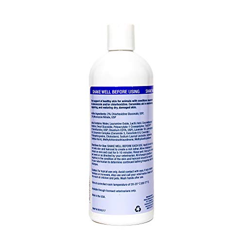 Dechra MiconaHex + Triz Shampoo For Dogs, Cats & Horses 16oz 1...