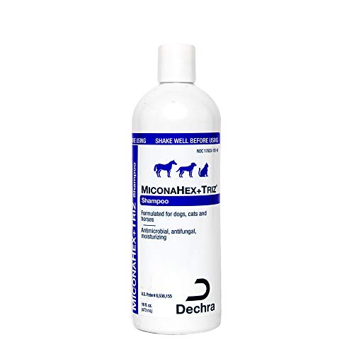 Dechra MiconaHex + Triz Shampoo For Dogs, Cats & Horses 16oz 1...