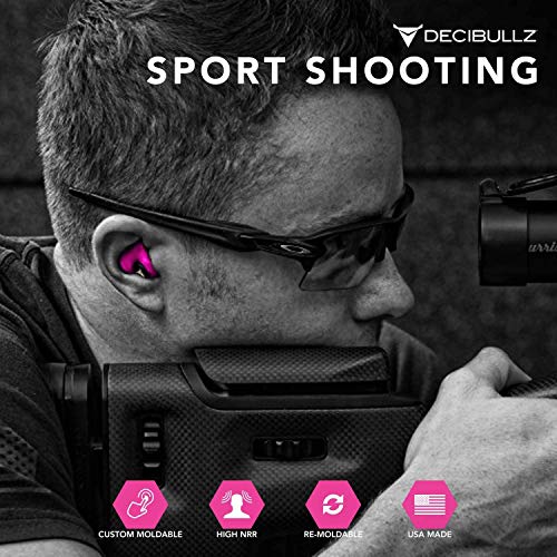Decibullz - Custom Molded Earplugs, 31dB Highest NRR, Comfortable...