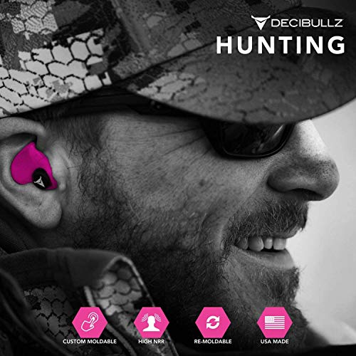 Decibullz - Custom Molded Earplugs, 31dB Highest NRR, Comfortable...
