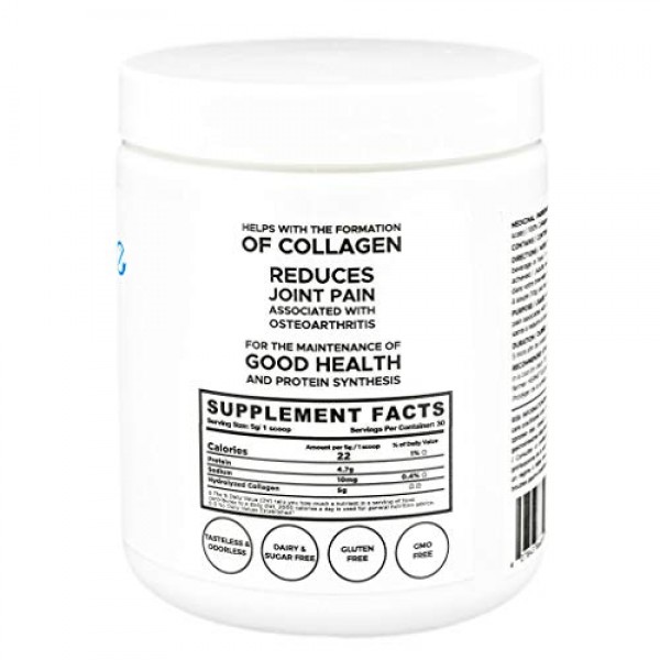 DeepMarine Collagen 100% Canadian Made Collagen Peptides, Wild-Ca...