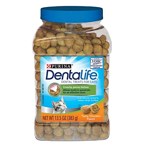 Purina DentaLife Tasty Chicken and Salmon Dental Treats for Cats ...