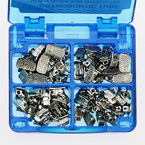 DENTALMALL Dental First Molar Tubes,Orthodontic monoblock Non-Con...