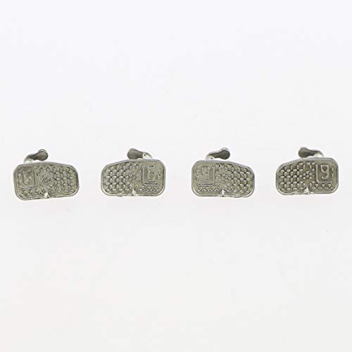 DENTALMALL Dental First Molar Tubes,Orthodontic monoblock Non-Con...