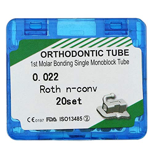 DENTALMALL Dental First Molar Tubes,Orthodontic monoblock Non-Con...