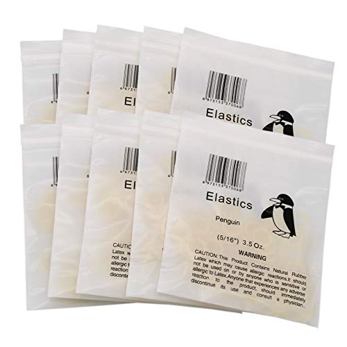Dentalmall1000pcs Clear Elastics Rubber Bands for Dental Orthodon...