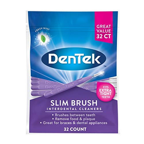 DenTek Slim Brush Interdental Cleaners | Brushes Between Teeth | ...