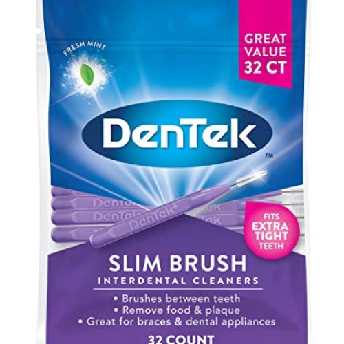 DenTek Slim Brush Interdental Cleaners | Brushes Between Teeth | ...