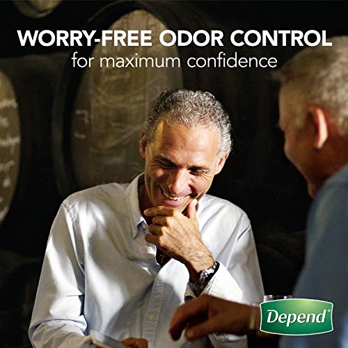 Depend Incontinence Guards/Bladder Control Pads for Men, Maximum ...