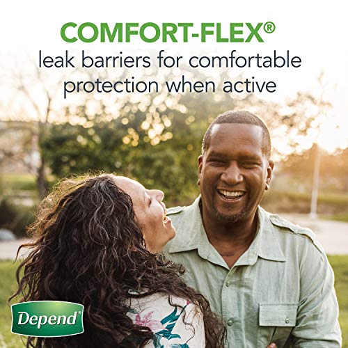 Depend Incontinence Guards/Bladder Control Pads for Men, Maximum ...
