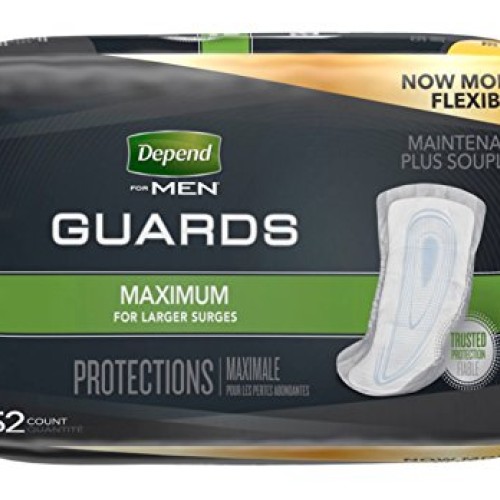 Depends Incontinence Guards for Men - Maximum Absorbency