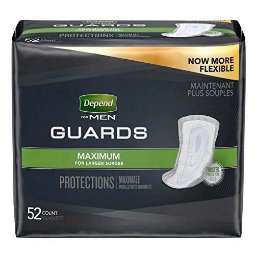 Depends Incontinence Guards for Men - Maximum Absorbency