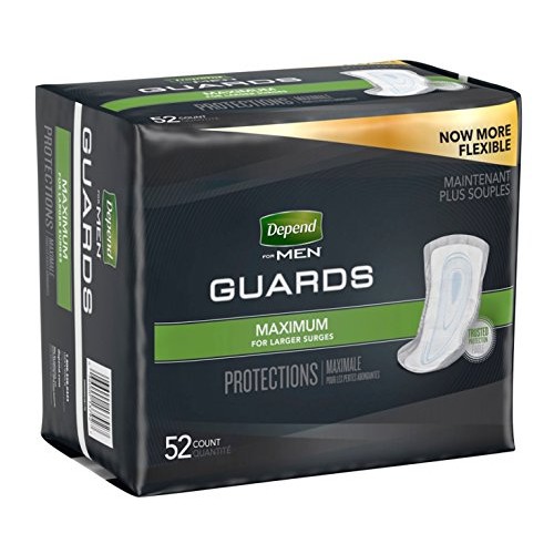 Depends Incontinence Guards for Men - Maximum Absorbency