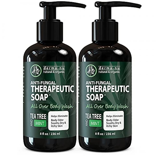 Antifungal Soap and Antibacterial Body Wash - Body Acne Wash, Tea...
