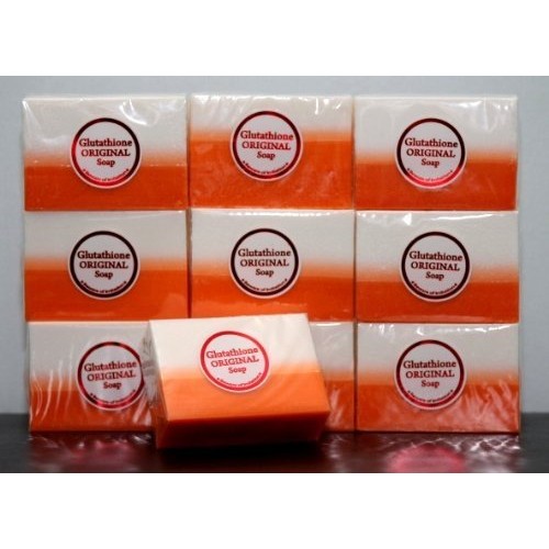 Glutathione and Kojic Acid Soap in one PACK OF 10 by DERMALINE