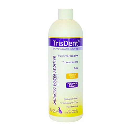 DermaZoo - TrisDent Dental Line Water Additive 16oz Bottle Indivi...
