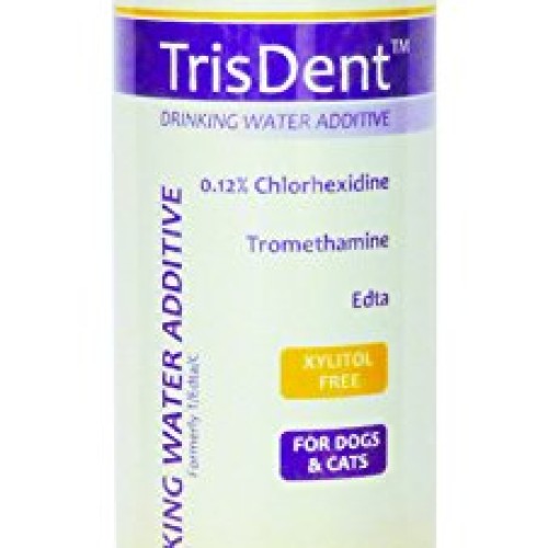 DermaZoo - TrisDent Dental Line Water Additive 16oz Bottle Indivi...