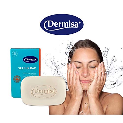 Dermisa Sulfur Bar with Aloe Vera | Helps to Cleanse Oily Acne-Pr...