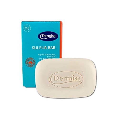 Dermisa Sulfur Bar with Aloe Vera | Helps to Cleanse Oily Acne-Pr...