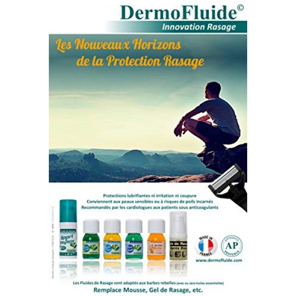Dermofluide Shaving Fluid and Aftershave Sport and Travel with Al...