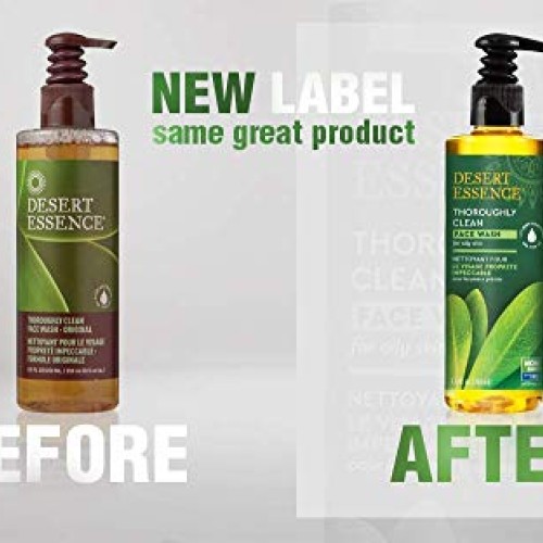 Desert Essence Thoroughly Clean Face Wash - Original - 8.5 Fl Oz ...