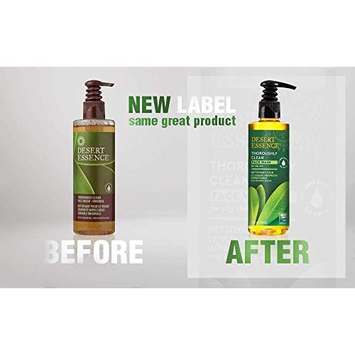 Desert Essence Thoroughly Clean Face Wash - Original - 8.5 Fl Oz ...
