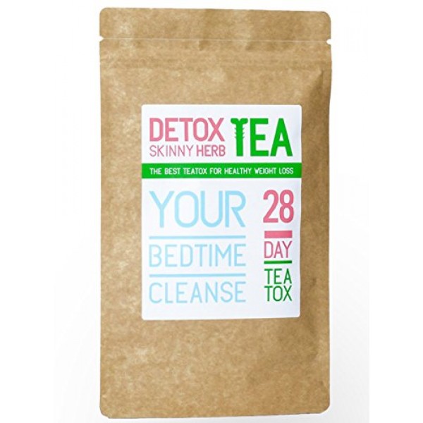 28 Days Bedtime Cleanse Tea : Detox Skinny Herb Tea - Effective D...