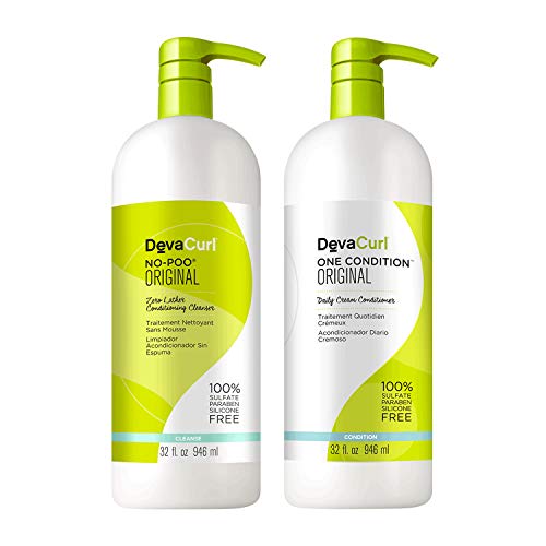 DevaCurl One Condition 32oz + No-Poo 32oz Original