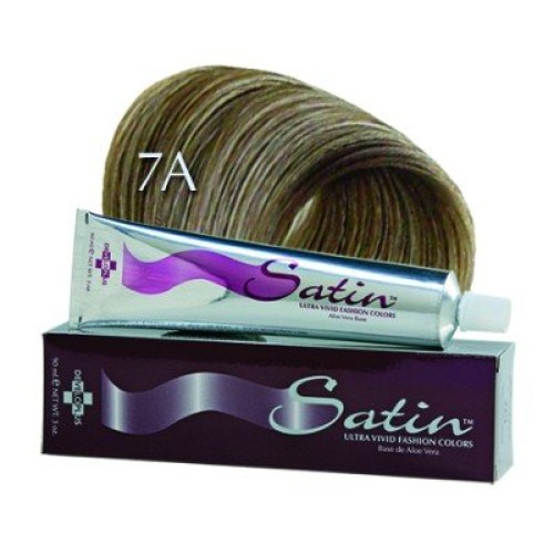 Developlus Satin Color #7A Ash Blonde 3 Ounce 88ml 3 Pack