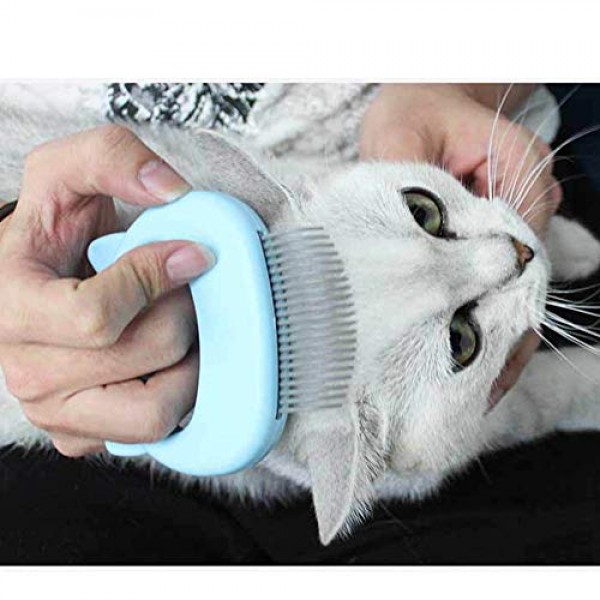 2 Pcs Pet Shell Comb Pet Grooming Removal Tool Hair Massaging She...