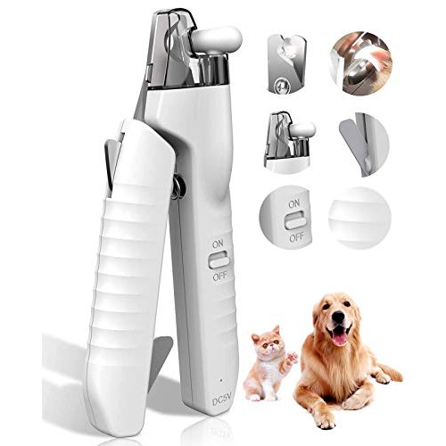 Fenley Cat Dog Nail Clippers with LED Light, Durable Sharp Blades...