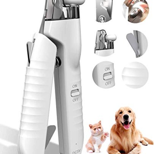Fenley Cat Dog Nail Clippers with LED Light, Durable Sharp Blades...