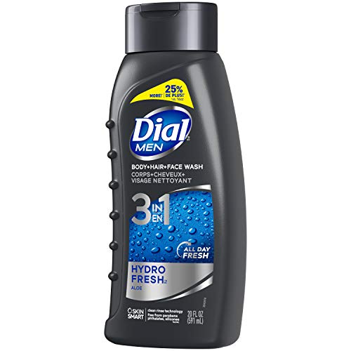 Dial Men 3in1 Body, Hair and Face Wash, Hydro Fresh, 20 fl oz Pa...