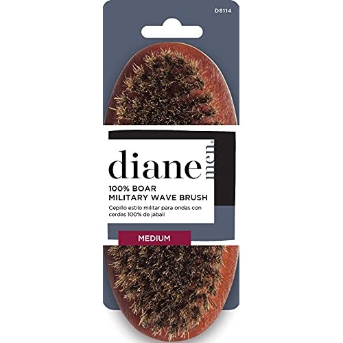 Diane Premium 100% Boar Bristle Brush for Men – Medium Firm Brist...