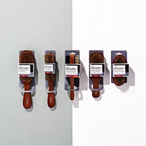Diane Premium 100% Boar Bristle Brush for Men – Medium Firm Brist...