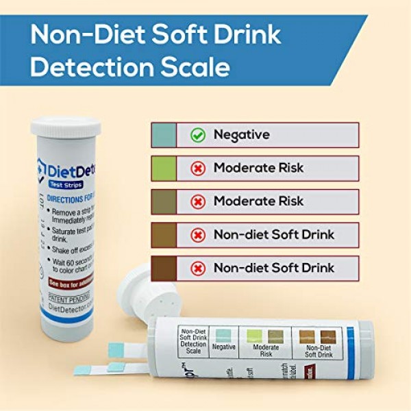 DietDetector Test Strips - Detects Non-Diet Soft Drinks Before Ac...