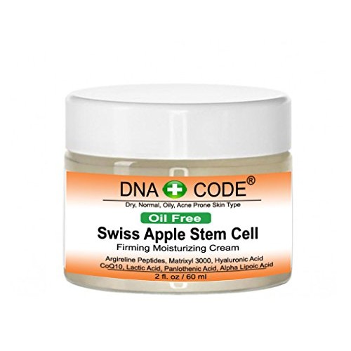 OIL FREE- Swiss Apple Stem Cell Cream w/Argireline, Matrixyl 3000...
