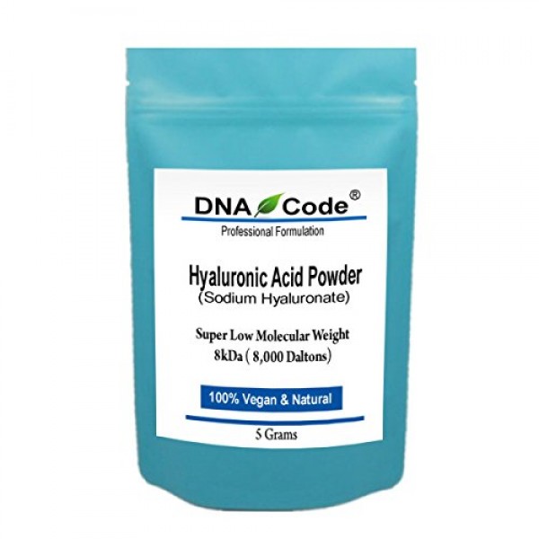 DNA Code-DIY Hyaluronic Acid Powder-Sodium Hyaluronate, Lowest Mo...