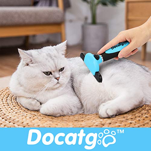 Docatgo Pet Grooming Brush Comb, Professional Deshedding Groomer ...