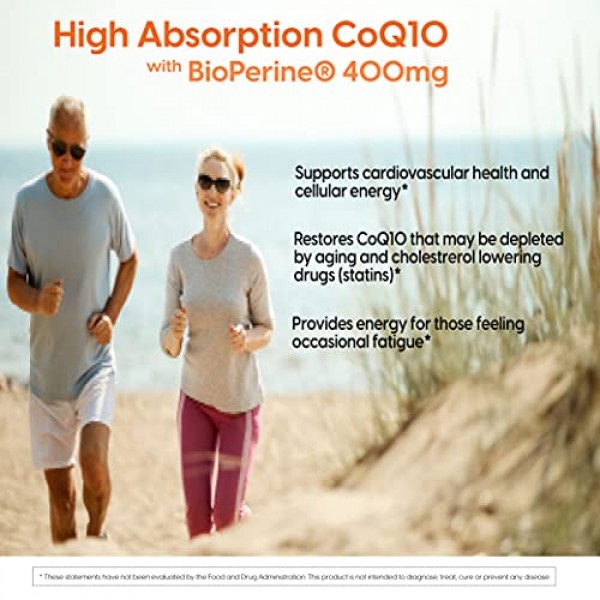 Doctors Best High Absorption CoQ10 with BioPerine, Non-GMO, Glut...