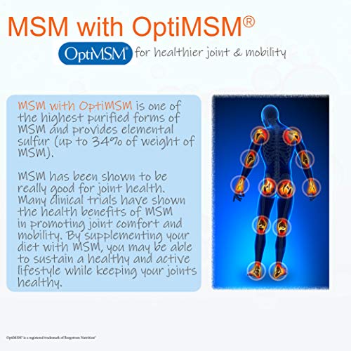 Doctors Best MSM Powder with OptiMSM, Non-GMO, Vegan, Gluten Fre...